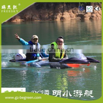 cheap transparent clear speed remote control boat for sale