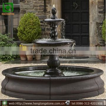 Black marble water feature fountais for sale