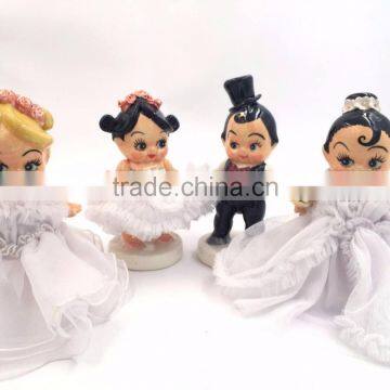 Hand made doll wedding dress - set