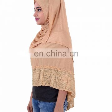 Girls Casual Wear Scarf / Desert Scarves For Womens / Islamic Wear Net Hijab (scarves scarf stoles hijab)