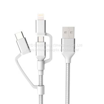 Factory direct sell universal multi-purpose USB charging cable