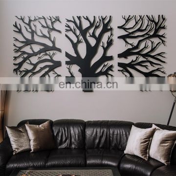 Elegant hanging laser cut metal tree wall arts
