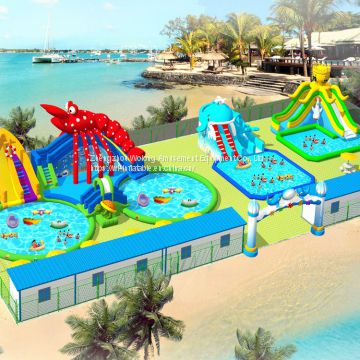 cheap commercial inflatable water park equipment price for sale