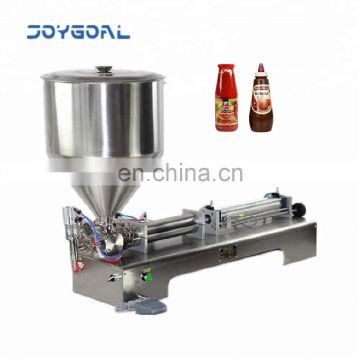 Good price small semi automatic filling machine for shampoo of China National Standard