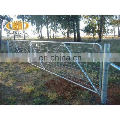 Factory supply customized galvanized farm steel gate