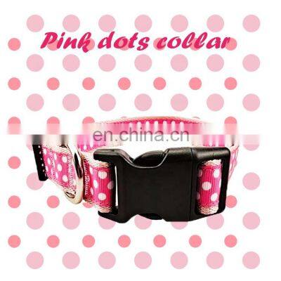 cute pattern dog collar accept custom ,dot/fruit/star pattern collar