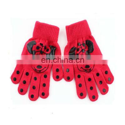 HY Cheaper Winter Daily Life Glove Customized Unisex Touchscreen Glove With Jacquard Design From Glove Manufacturers