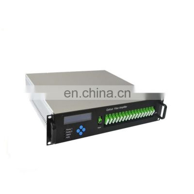 16 output port dbc dwdm wdm catv edfa 1550nm fiber optic amplifier