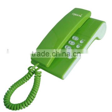 green color wall telephone,mini phone