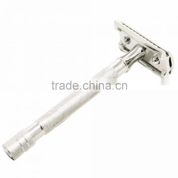 Hot Selling Long handle DE Safety Razor / Professional double edge shaving razor\new design shaving razor travel razor for hotel