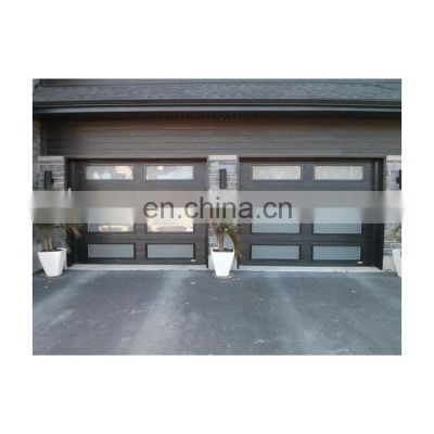 USA Aluminum Automatic Coated Frosted Glass Measurement Custom Roller Garage Door