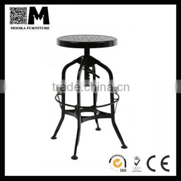 ergonomic design industrial high legs outdoor chair