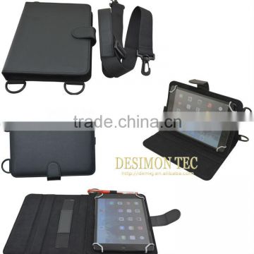 Texture Leather Case cover for Samsung Galaxy Tab S 10.5 T800 shoulder neck strap LOGO custom shenzhen