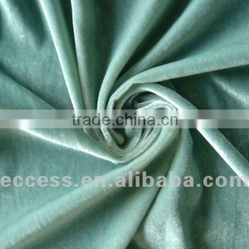 plain velvet for curtain home decoration fabric