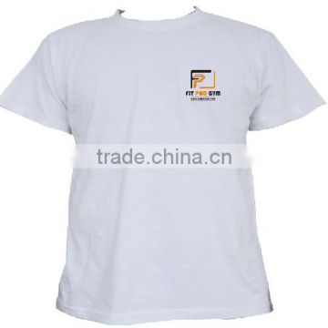China manufacturer white t-shirt custom logo printing t shirt for advertising