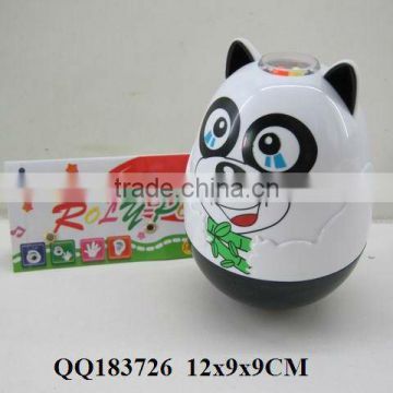 Tumbler panda, lovely toy, funny toy for kids, plastic tumbler