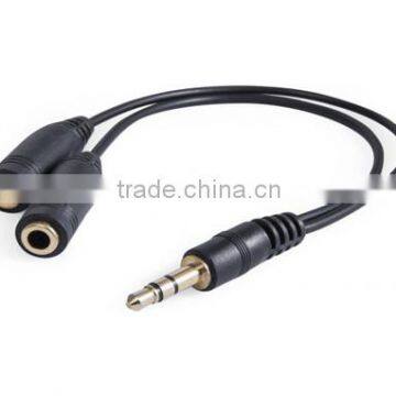 2 in 1 with 3.5mm jack audio cable male to female