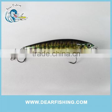 Different type of floating plastic fishing lures for bass trout pike fishing lures