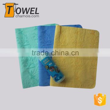 High absorbent car cleaning synthetic car chamois towel