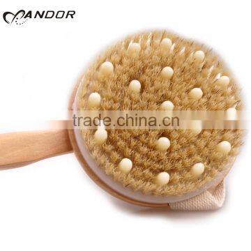 Shenzhen factory supply soft bristles brush for scrubbing back