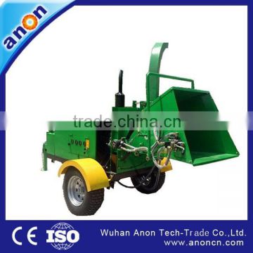 ANON Diesel Engine chipping machine for wood with hydraulic self feeding system
