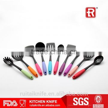Colorful 10pcs Nylon kitchen tools /kitchen utensils/kitchenware set                        
                                                Quality Choice