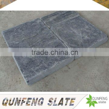 high quality popular black culture stone tumbled paving stone lowes natural slate flooring
