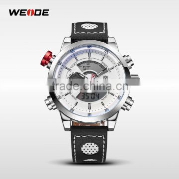 Weide Hot Sale Men Sport Watch WH3401 Analog Digital Original Japan Quartz Stainless Steel Case Back Water Resistant Watch