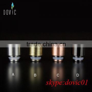 Stainless ,brass ,copper and black wide bore drip tips for sale