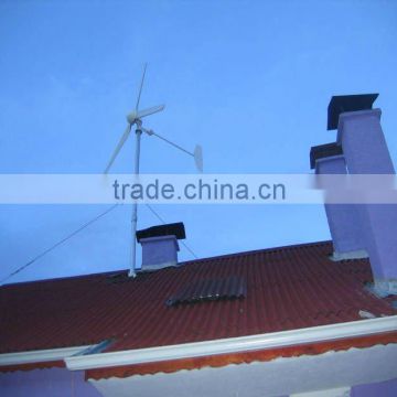 roof wind turbine generator 1kw building in family housetop for daily electricity using