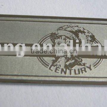Etching Stainless Steel sticker