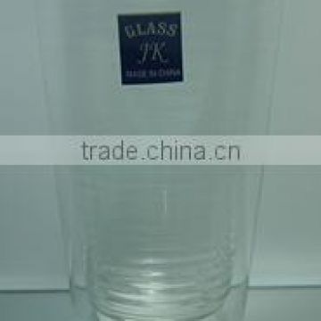 High borosilicate thermal glass double wall stripe cup