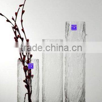 hand blown glass flower vase