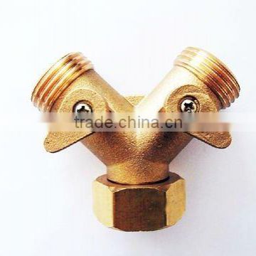 brass ball valve with V design