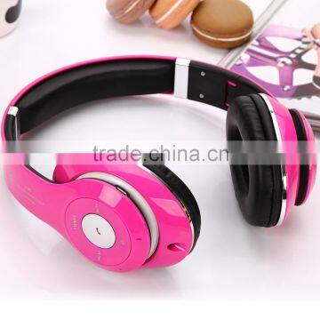 Mobile phone Wireless Bluetooth Headphones(Pink)