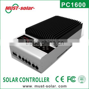 mppt 60A Solar System Controller Application and 12V/24V Rated Voltage trickle charger controller