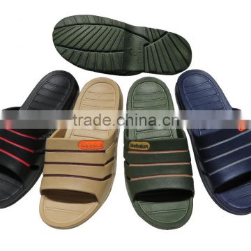 stripe eva flat slippers for men