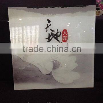 Any Size Cutting PMMA Pannel Oil Painting With Logo