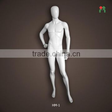 Fashion design Fiberglass male mannequin for display high-end dummy doll male on sale male model wigs