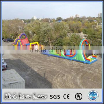 Outdoor Kids Inflatable Obstacle Course Equipment