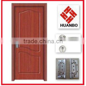 2015 High quality cheap single wood door leaf HBI14