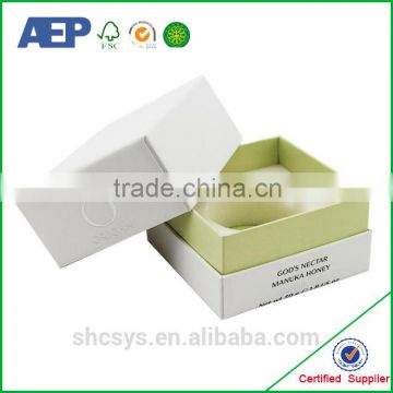 Hard paper printed Custom Logo Printed Cosmetic Box for packaging