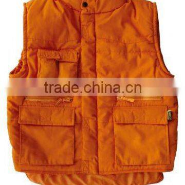 Padded vest body warmer vest