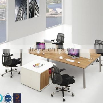 Nice price four-seater panel office furniture desk design