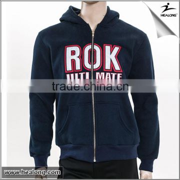 Oem embroidery patches 100% Cotton Plain Men Stylish Hoodie