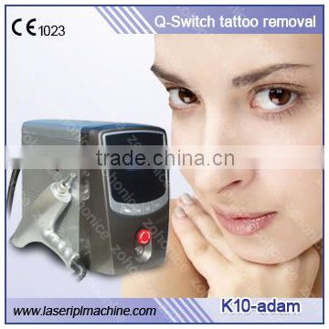 K10 Q switch Nd yag laser for all colour tattoo removal/ tattoo removal