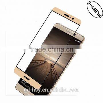 HUYSHE full coverage screen protector for Huawei mate 9 Porsche tempered glass for mate9