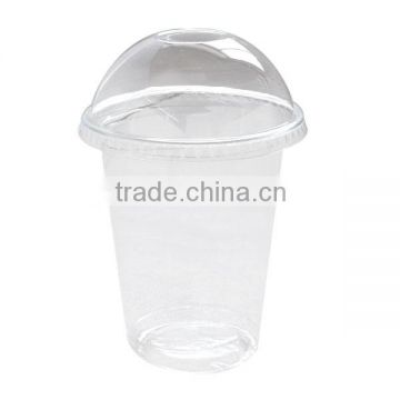 120z sweet disposable plastic cup with plastic lid for milk/pudding (CWP-105)