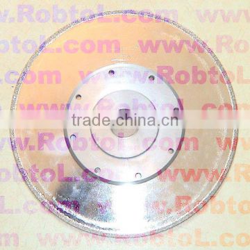 4.5"dim115mm Continuous Rim Electroplated Diamond Cutting Blade with Flange