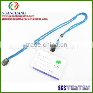 custom cord card holder tubular weaving string